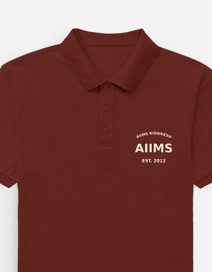Embroidered college polo shirts